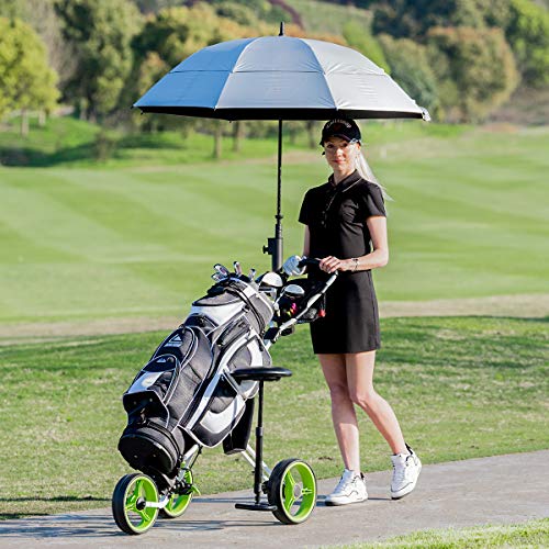 maxfli 3 wheel push golf cart